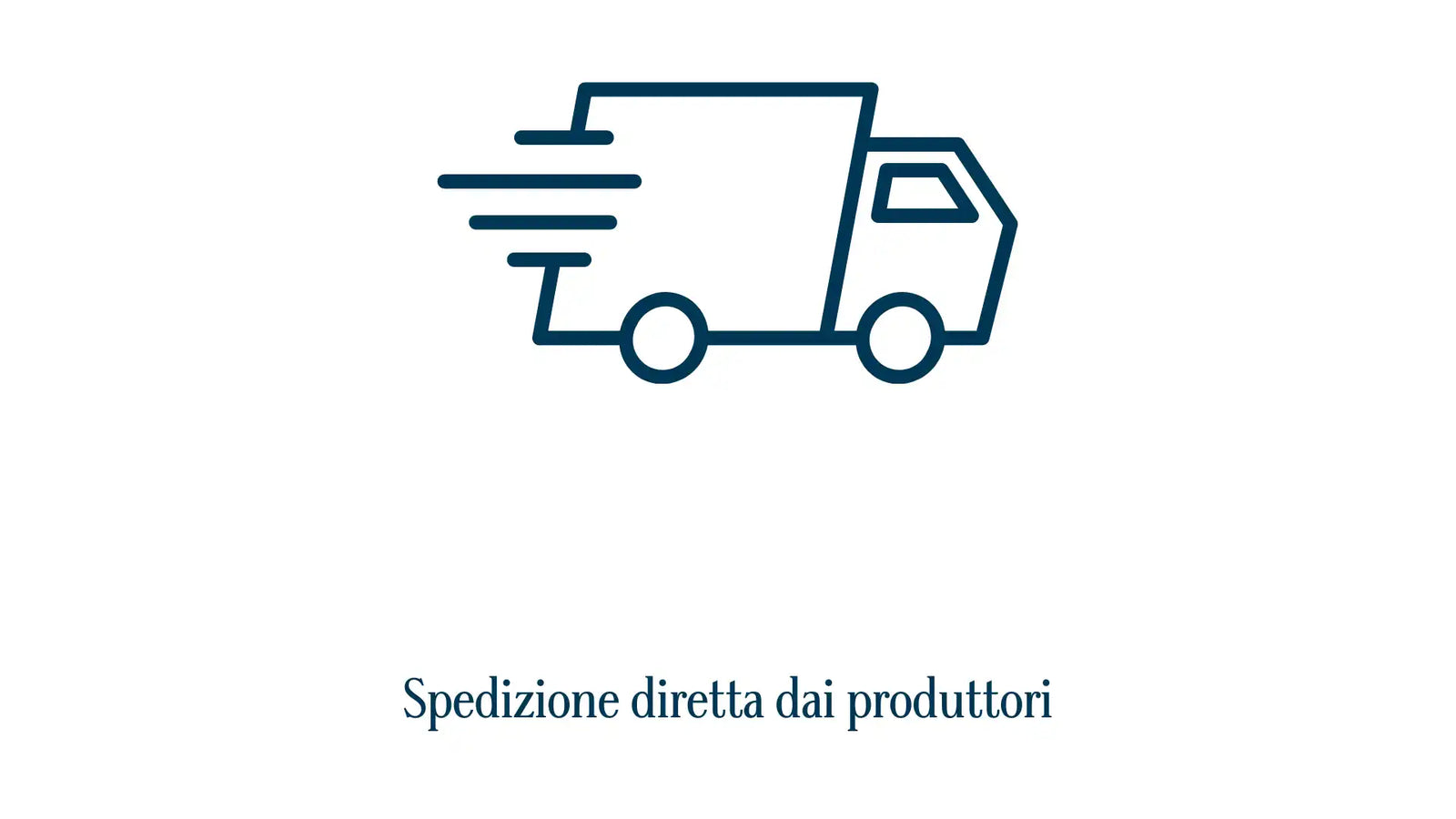 Icona del camion per le consegne.