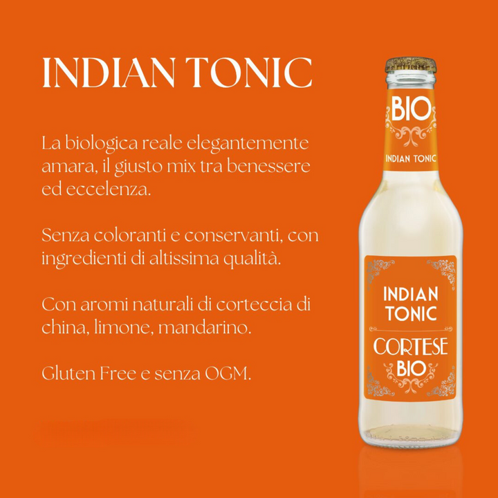 Cortese Bio - Indian Tonic Bio - Confezione da 24 Bottiglie