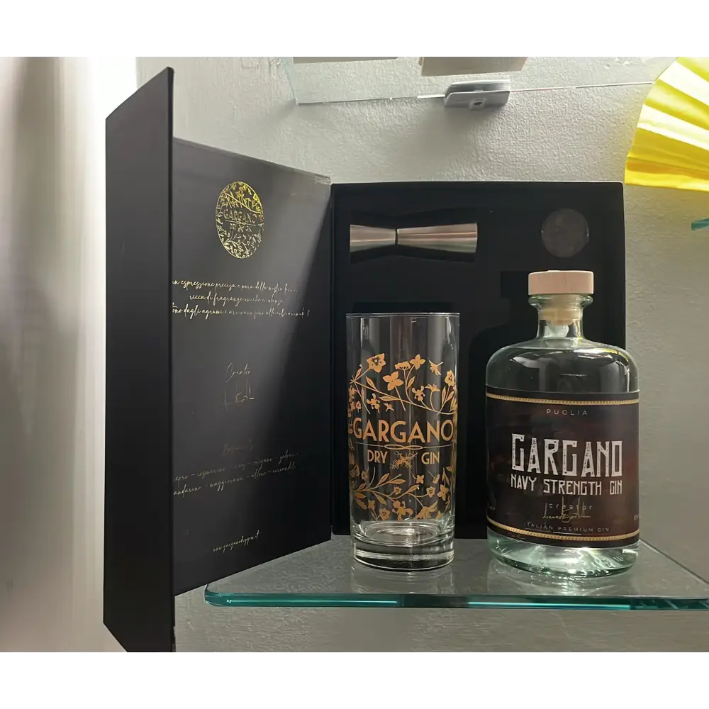 Gargano Dry Gin - Box Premium - Navy Strength Gin - 500ml - London Dry Gin