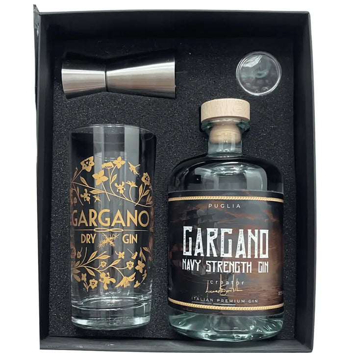 Gargano Dry Gin - Box Premium - Navy Strength Gin - 500ml - London Dry Gin
