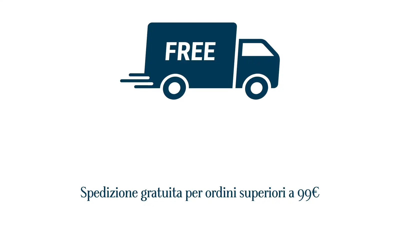 Icona del camion per consegne gratuite.