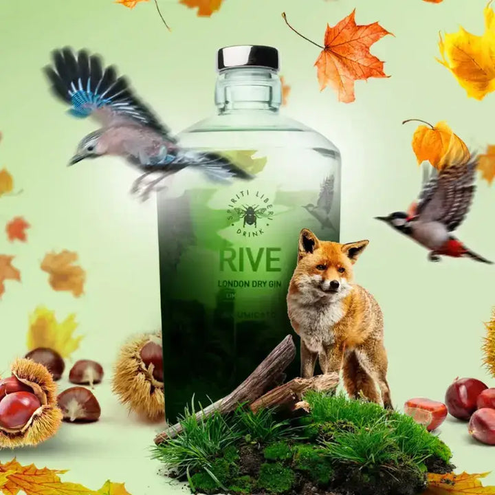 Spiriti Liberi - Rive - London Dry Gin - Limited Edition - 700ml - London Dry Gin