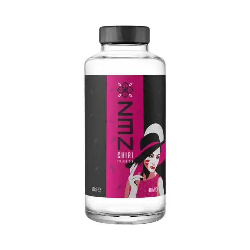 Bottiglia di Zen Gin Chiri 700ml – gin artigianale italiano dal gusto vivace e femminile, ideale per gin tonic creativi e cocktail raffinati