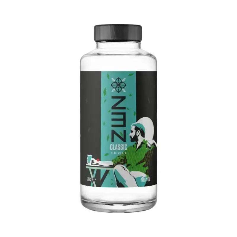 Bottiglia di Zen Gin Classic 700ml – gin artigianale italiano dal gusto fresco e moderno, perfetto per cocktail e gin tonic di qualità